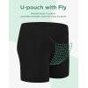 imageINNERSY Boys Underwear Bamboo Viscose Boxer Briefs Breathable Boxer Shorts Aged 618 6PackSolid Black