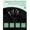 imageINNERSY Boys Underwear Bamboo Viscose Boxer Briefs Breathable Boxer Shorts Aged 618 6PackSolid Black