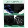 imageINNERSY Boys Underwear Soft Quick Dry Boxer Briefs 2 PacksBlack
