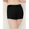 imageINNERSY Girls Boyshorts Underwear Cotton Period Panties for Teen 816 Backup Protection 3 Pack3 Black