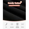imageINNERSY Girls Boyshorts Underwear Soft Cotton Panties Size 816 for Teens 5PackSolid Black