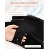 imageINNERSY Girls Period Underwear Cotton Boyshorts for Teen Aged 816 Panties 3 Pack3 Black