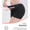imageINNERSY Girls Period Underwear Cotton Boyshorts for Teen Aged 816 Panties 3 Pack3 Black