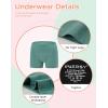 imageINNERSY Girls Period Underwear Cotton Boyshorts for Teen Aged 816 Panties 3 PackBlackLight GreyGreen