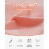 imageINNERSY Girls Period Underwear Cotton Boyshorts for Teen Aged 816 Panties 3 PackBlackShrimp PinkPurple