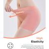 imageINNERSY Girls Period Underwear Cotton Boyshorts for Teen Aged 816 Panties 3 PackBlackShrimp PinkPurple