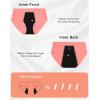 imageINNERSY Girls Period Underwear for Teens Heavy Flow Panties Size 1018 Hold 4 Tampons 3PackSerene Blush