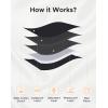 imageINNERSY Girls Period Underwear for Teens Heavy Flow Panties Size 1018 Hold 4 Tampons 3PackSolid Black