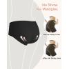 imageINNERSY Girls Underwear Seamless Breathable No Show Lightweight Panties 6PackSolid Black