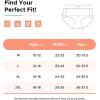 imageINNERSY Girls Underwear Seamless Breathable No Show Lightweight Panties 6PackSpun Sugar