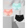 imageINNERSY Girls Underwear Seamless Breathable No Show Lightweight Panties 6PackSpun Sugar