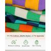 imageINNERSY Kids Boys Girls Cotton Socks Colorful Checkered Novelty Crew Socks for Teens 5 PairsCheckered Patterns B