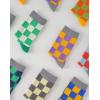 imageINNERSY Kids Boys Girls Cotton Socks Colorful Checkered Novelty Crew Socks for Teens 5 PairsCheckered Patterns B