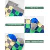 imageINNERSY Kids Boys Girls Cotton Socks Colorful Checkered Novelty Crew Socks for Teens 5 PairsCheckered Patterns a