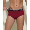 imageINNERSY Mens Cotton Underwear Classic Full Rise Briefs Open Fly Underwear 4PackClassic Retro Colors