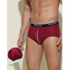 imageINNERSY Mens Cotton Underwear Classic Full Rise Briefs Open Fly Underwear 4PackClassic Retro Colors