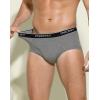 imageINNERSY Mens Cotton Underwear Classic Full Rise Briefs Open Fly Underwear 4PackPlain Basics
