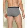 imageINNERSY Mens Cotton Underwear Classic Full Rise Briefs Open Fly Underwear 4PackPlain Basics