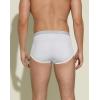 imageINNERSY Mens Cotton Underwear Classic Full Rise Briefs Open Fly Underwear 4PackWhite