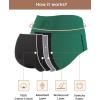imageINNERSY Period Underwear for Women Leakproof High Waisted Menstrual Cotton Panties 3 PackBerry Evergreen