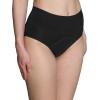 imageINNERSY Period Underwear for Women Leakproof High Waisted Menstrual Cotton Panties 3 PackBlack