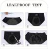 imageINNERSY Period Underwear for Women Leakproof High Waisted Menstrual Cotton Panties 3 PackBlack