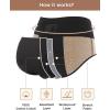 imageINNERSY Period Underwear for Women Leakproof High Waisted Menstrual Cotton Panties 3 PackBrick RedBrownLeopard