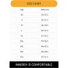 imageINNERSY Period Underwear for Women Leakproof High Waisted Menstrual Cotton Panties 3 PackDark Rednavygray