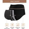 imageINNERSY Period Underwear for Women Leakproof High Waisted Menstrual Cotton Panties 3 PackEbony Bloom