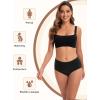 imageINNERSY Period Underwear for Women Leakproof High Waisted Menstrual Cotton Panties 3 PackEbony Bloom