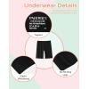 imageINNERSY Teen Girls Dance Bike Shorts Cotton Under Dress Shorts for Size 816 Pack of 33 Black