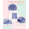 imageINNERSY Teen Girls Dance Bike Shorts Cotton Under Dress Shorts for Size 816 Pack of 3Starry SkyLight BluePurple
