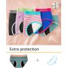 imageINNERSY Teen Girls Period Panties Age 816 Cotton Menstrual Hipster Underwear 3Pack