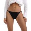 imageINNERSY Womens High Cut String Bikini Panties Stretchy Sexy Cotton Underwear 6PackBlack