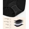 imageINNERSY Womens Plus Size Period Underwear Leakproof Menstrual Panties 3 PackBlack