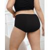 imageINNERSY Womens Plus Size Period Underwear Leakproof Menstrual Panties 3 PackBlack