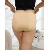 imageINNERSY Womens Plus Size Period Underwear Leakproof Menstrual Panties 3 PackCoffee Blend