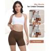 imageINNERSY Womens Slip Shorts for Under Dresses Seamless Anti Chafing Summer Shorts Multipack1packdark Brown