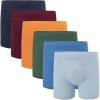 imageINNERSY Boys Underwear Bamboo Viscose Boxer Briefs Breathable Boxer Shorts Aged 618 6PackOcean Sunset