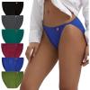 imageINNERSY Womens High Cut String Bikini Panties Stretchy Sexy Cotton Underwear 6PackVital Jungle