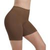 imageINNERSY Womens Slip Shorts for Under Dresses Seamless Anti Chafing Summer Shorts Multipack1packdark Brown