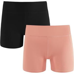 imageINNERSY Girls Athletic Biker Shorts Size 816 Years Gymnastics Volleyball Dance Shorts 12 PacksBlack Pink 2pack