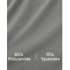 imageINNERSY Mens 88quot Long Leg Mesh Breathable Boxer Briefs Anti Chafing Underwear 3 PackBlack Gray