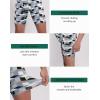 imageINNERSY Mens 88quot Long Leg Mesh Breathable Boxer Briefs Anti Chafing Underwear 3 PackGeometric