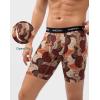 imageINNERSY Mens 88quot Long Leg Mesh Breathable Boxer Briefs Anti Chafing Underwear 3 PackRetro