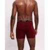 imageINNERSY Mens Cotton Boxer Briefs Soft Colorful Stylish Stretchy Underwear 4PackNight Forest