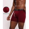 imageINNERSY Mens Cotton Boxer Briefs Soft Colorful Stylish Stretchy Underwear 4PackNight Forest
