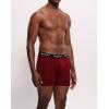 imageINNERSY Mens Cotton Boxer Briefs Soft Colorful Stylish Stretchy Underwear 4PackNight Forest