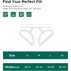 imageINNERSY Mens Cotton Briefs with Support Pouch MoistureWicking Sexy Underwear 4 PackAthletic Black