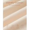 imageINNERSY Plus Size M5XL Big Curvy Woman Cotton Underwear High Waist Briefs 5PackCocoa Nude
